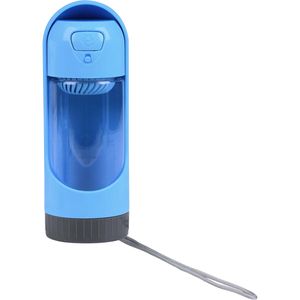 Garrafa de Água Portátil para Cachorro Azul 300ml Kala