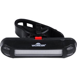 Lanterna para Bicicleta Traseira 6 Estágio LED USB Worker