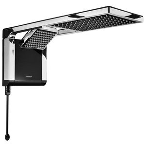 Chuveiro Acqua Duo Flex 220V 6800W Preto/Cromado Lorenzetti