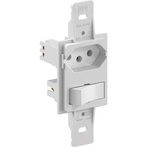 Módulo Interruptor e Tomada 1Ts 10A Klin Branco Weg