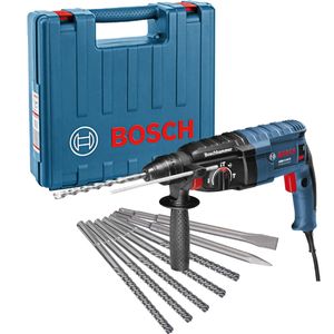 Martelete Rompedor com 7 Acessórios SDSPlus 820W GBH224D Bosch