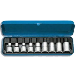 Jogo de Chave Soquete Hexagonais 1/2" com 8 peças Gedore