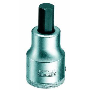 Soquete Hexagonal com Encaixe em Aço 3/4" Gedore