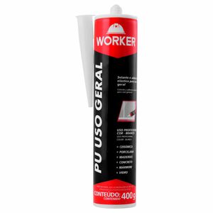 Adesivo Branca Poliuretano Uso Geral 400g Worker