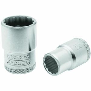 Soquete Estriado para Encaixe 1/2'' - 11/16" Gedore