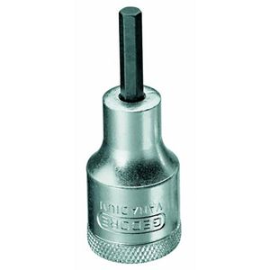 Chave Soquete Hexagonal em Cr-V com Encaixe 1/2" 14m Gedore