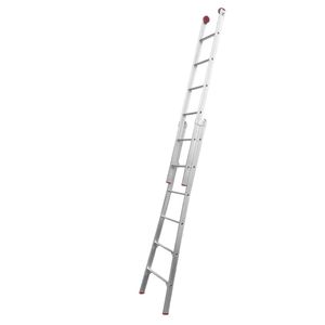 Escada Dupla Aluminio 10 Degraus 3 Posições Extensiva 5,40m Worker