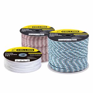 Corda Pet Trançada 147m/ 10mm Preta Collins