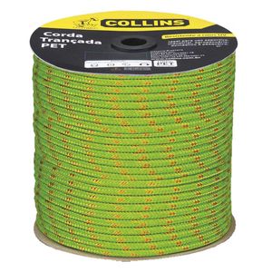 Corda Pet Trançada  111m/ 12mm Preta Collins