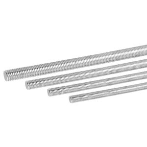 Barra Roscada UNC Zincada em Aço Polido 3/8" x 1,00m Worker