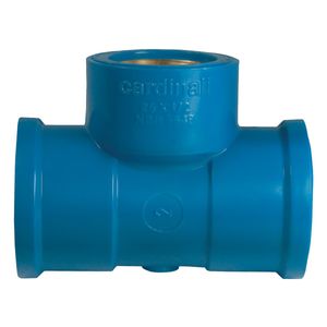 Te Soldável Bucha Latão Azul 20 x 1/2" Corr Plastik