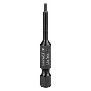 Bits Hexagonal Allen em Aço Cromo Vanádio 1/4" Gedore
