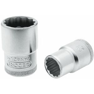 Soquete Estriado em Aço Vanádio 38mm 1/2" 8mm Gedore