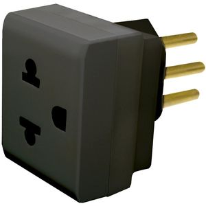 Adaptador Preto Universal Para 2p+T Pial