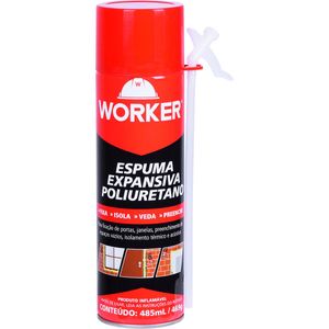 Espuma Expansiva de Poliuretano 485ml Worker