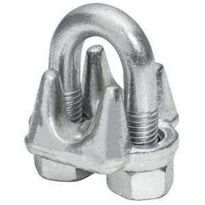 Grampo Tipo Clip Para Cabo de Aço Forjado 3/8" Acerosid
