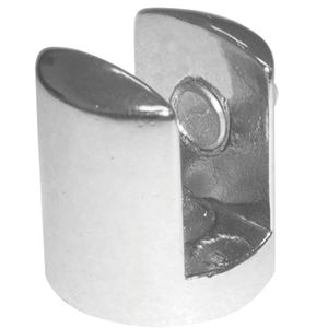 SUPORTE U REDONDO CRIATIVA 10MM CROMADO 25 un