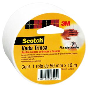 Fita Veda Trinca Auto Adesiva 50mmx10m 3M