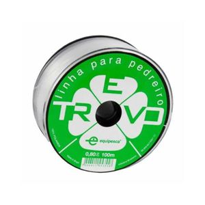 Linha Pedreiro Nylon Branco 0,80x100m Trevo