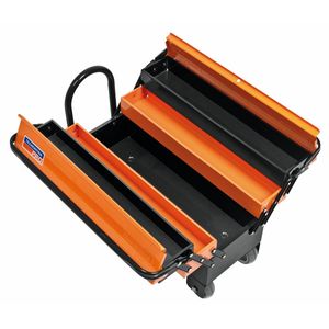 Caixa sanfonada Cargobox com rodas e puxador 5 gavetas Tramontina 44952600