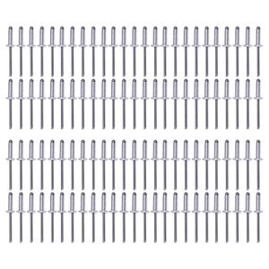Rebite de Repuxo Alumínio 4,0x25mm 100 Peças Worker