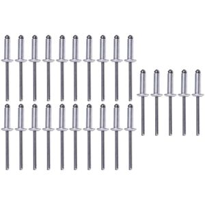 Rebite de Repuxo Alumínio 6,2x19mm 25 Peças Worker