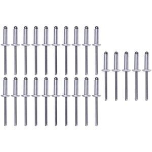 Rebite de Repuxo Alumínio 6,2x40mm 25 Peças Worker