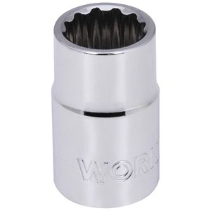 Soquete Estriado Encaixe 3/8" 11mm Worker