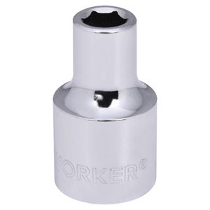 SOQUETE SEXTAVADO ENCAIXE 1/2" WORKER