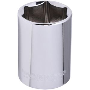 SOQUETE SEXTAVADO ENCAIXE 1/2" WORKER