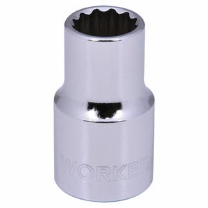 Soquete Estriado Encaixe 1/2" Worker