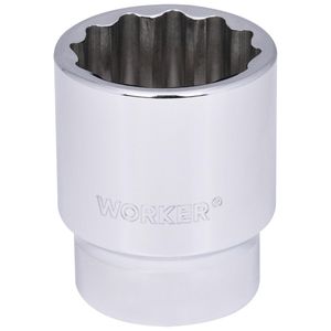 Soquete Estriado Encaixe 3/4" 36mm Worker