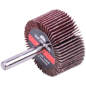 Roda Lixa Com Haste 60mm x 20mm Worker