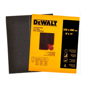 Lixa de Ferro com Modelo de 230x280mm Gr120 da Dewalt