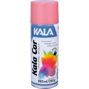 Tinta Spray Metálico Ouro Rosé 350ml Kala