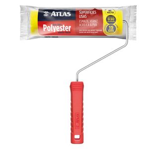 Rolo de Pintura de Espuma Amarela Poliéster 15cm Atlas