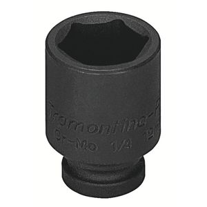 Soquete de Impacto Sextavado em  Aço 1/4"-7mm Tramontina
