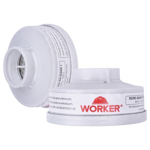 Filtro Para Máscara De Gases Ácidos 2 Peças Worker