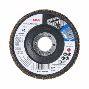 Lixa Disco Flap 115mm Professional For Metal Bosch