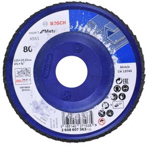 Lixa Disco Flap 115mm Professional For Metal Bosch