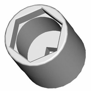 Chave Sextavada 70mm e NC.3/4 P/Porca Cubo Roda da Raven