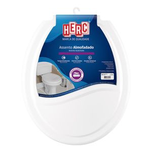 Assento Sanitário Almofadado Branco Herc