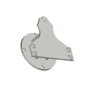 Placa Acessória P/Caixa de Cambio ZF Modelo 16S da Raven