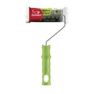 Rolo de Espuma Poliéster com Garfo 15cm Cinza Condor
