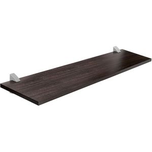 Prateleira Tabaco/Cinza 25x80cm Prat-K