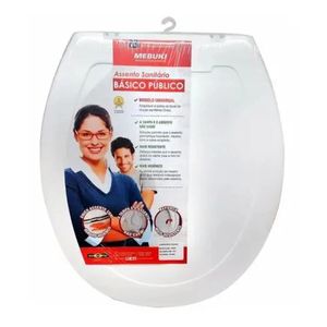 Assento Sanitário Oval Aberto Público Mebuki