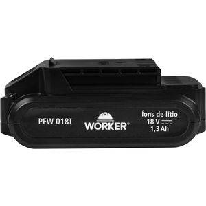Bateria Íon de Lítio 18V 1,3 Ah Worker