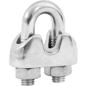 Grampo Cabo De Aço 3/16" Inox Acerosid
