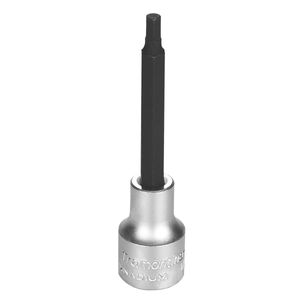 Soquete Longo em Aço Cromo Vanádio Ponta Hexagonal 5 mm - Encaixe 1/2" Tramontina 44863105