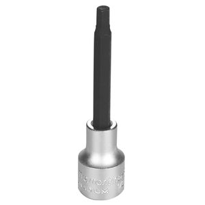 Soquete Longo em Aço Cromo Vanádio Ponta Hexagonal 6 mm - Encaixe 1/2" Tramontina 44863106